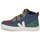 Chaussures Enfant Baskets montantes nova Veja SMALL V-10 MID Bleu / Vert / Rouge