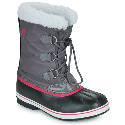 Chaussures Enfant Rose is in the air Sorel YOOT PAC NYLON WP Gris
