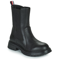 Chaussures Fille Boots Tommy son Hilfiger  Noir
