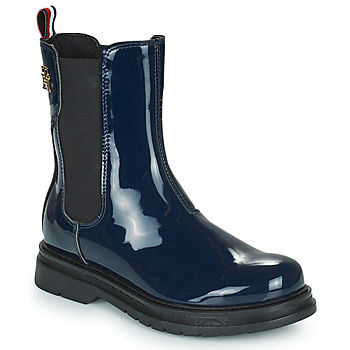 Chaussures Fille Boots Tommy son Hilfiger  Noir