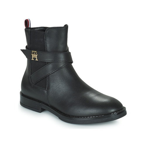 Chaussures Fille Boots ZFE Tommy Hilfiger  Noir