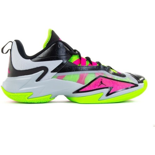 Chaussures Homme Basketball Nike Jordan Westbrook One Take 3 Rose, Noir, Vert clair