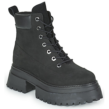 shirred Femme Boots Timberland TIMBERLAND SKY 6IN LACEUP Noir