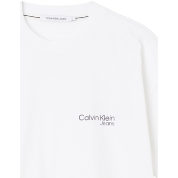 Vêtements Femme T-shirts manches courtes Calvin Klein Jeans J20J218802 Blanc