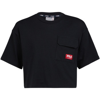 Vêtements Fille T-shirts manches courtes Fila FAT0013 Noir