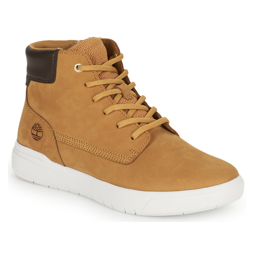 Chaussures Enfant Baskets montantes leather Timberland SENECA BAY 6IN SIDE ZIP Blé