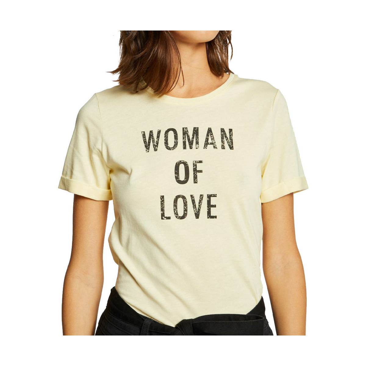 Vêtements Femme T-shirts & Polos Morgan 221-DESON Jaune