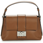 mini ruched detail leather bag