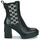 Chaussures Femme Bottines Karl Lagerfeld VOYAGE VI Monogram Gore Boot Noir