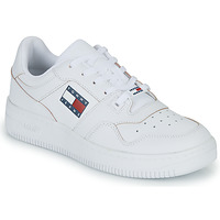 Chaussures Femme Baskets basses MW0MW25612 Tommy Jeans MW0MW25612 Tommy Jeans Etch Basket Wmn Blanc