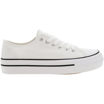 Chaussures Femme Baskets mode Top 3 Shoes basses Davia Blanc