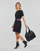 Vêtements Femme Robes courtes Karl Lagerfeld JERSEY DRESS W/LOGO WAIST Noir
