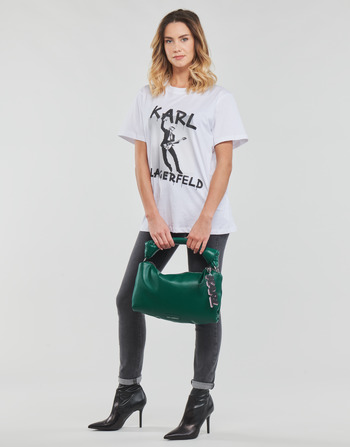 Karl Lagerfeld KARL ARCHIVE OVERSIZED T-SHIRT Blanc