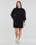 Vêtements Femme Robes courtes Karl Lagerfeld FABRIC MIX SWEATDRESS Noir