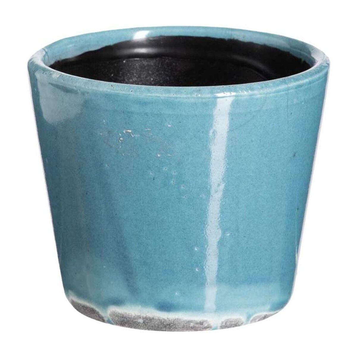 Maison & Déco Vases / caches pots d'intérieur Ixia Cache-pot azur en céramique vieillie Bleu
