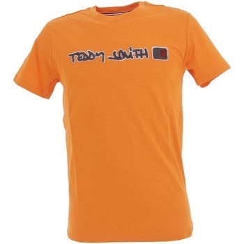 Vêtements Homme T-shirts manches courtes Teddy Smith Clap pumpkin org mc tee Orange