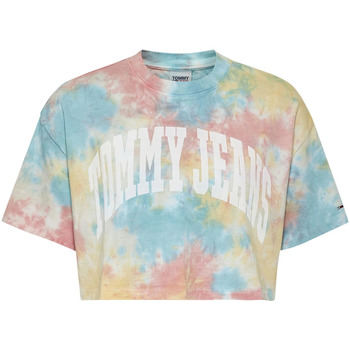 Vêtements Femme T-shirts manches courtes Tommy Jeans 126644VTPE22 Multicolore
