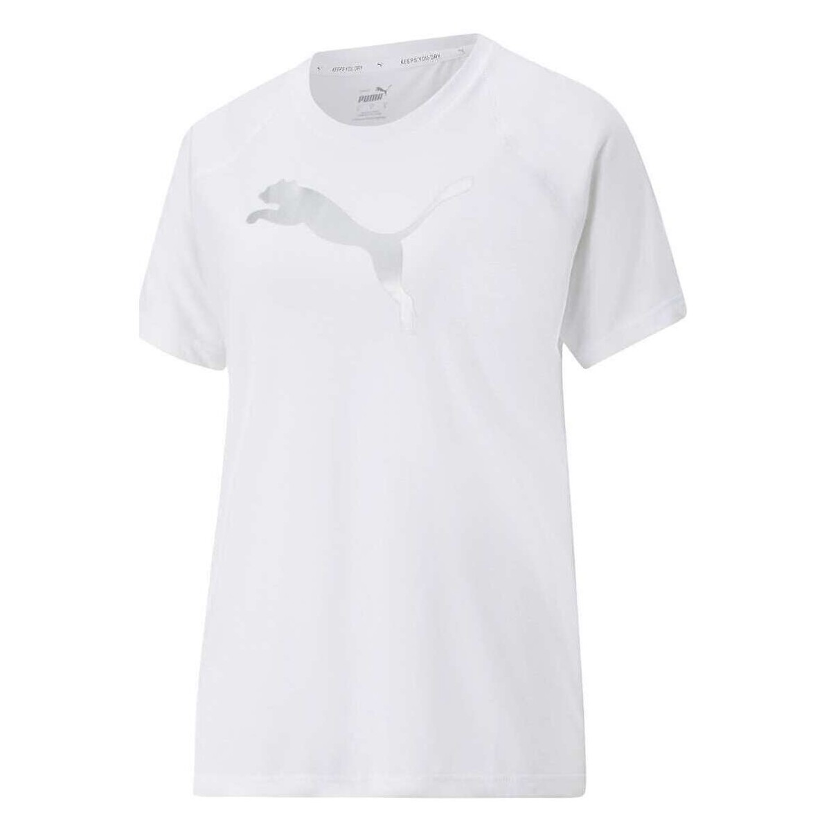 Vêtements Femme T-shirts manches courtes Puma 128332VTPE22 Blanc