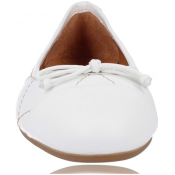 Pedro Miralles Zapatos Bailarinas de Piel para Mujer de  18020 Blanc