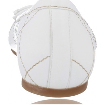 Pedro Miralles Zapatos Bailarinas de Piel para Mujer de  18020 Blanc