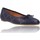 Chaussures Femme Ballerines / babies Pedro Miralles Zapatos Bailarinas de Piel para Mujer de  18020 Bleu