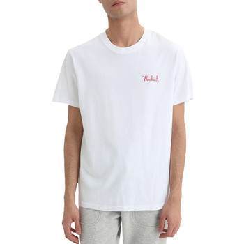 Vêsandals Homme T-shirts & Polos Woolrich WOTE0065MR Blanc
