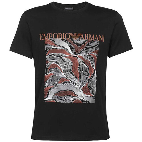 Vêtements Homme T-shirts & Polos Ea7 Emporio Logo ARMANI BEACH WEAR Noir