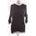 Vêtements Femme T-shirts & Polos Morgan top manches longues  36 - T1 - S Noir Noir