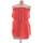 Vêtements Femme Derbies & Richelieu robe courte  36 - T1 - S Rouge Rouge