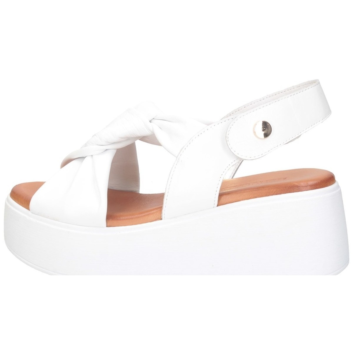 Chaussures Femme Sandales et Nu-pieds Hersuade 564 Sandales Femme blanc Blanc