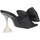 Chaussures Femme Oreillers / Traversins SUGAR678 Chaussons Femme Satin noir Noir