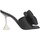 Chaussures Femme Oreillers / Traversins SUGAR678 Chaussons Femme Satin noir Noir