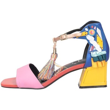 Chaussures Femme Sandales et Nu-pieds Exé Shoes Exe' LUISA 310 Sandales Femme Jaune rose Multicolore