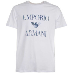 Vêtements Homme Ea7 Emporio Armani blue logo t-shirt Ea7 Emporio Armani Tee-shirt EA7 Blanc