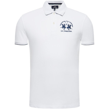 Vêtements Homme T-shirts & recommande Polos La Martina recommande Polo Blanc