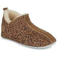 Chaussures Femme Chaussons Shepherd LINA Cognac / Leopard
