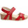 Chaussures Femme Elue par nous Sandales en cuir VIC SPARK Rouge