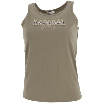 Vêtements Fille Débardeurs / T-shirts sans manche Kaporal Luz kk debardeur g Kaki Army