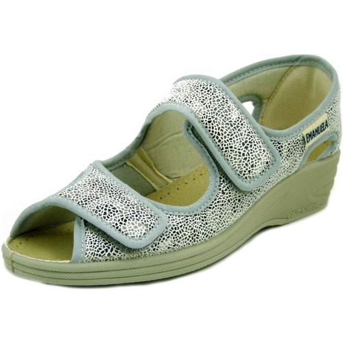 Chaussures Femme Chaussons Emanuela Pulls & Giletss Confort, Tissu - 930 Gris