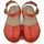 Chaussures Femme Derbies & Richelieu Pregunta Femme Chaussures, Sabot, Cuir - 114341 Rouge