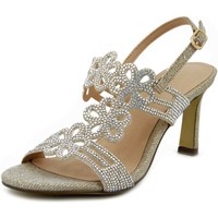 Chaussures Femme Sandales et Nu-pieds Menbur Femme Chaussures, Sandales Bijoux, Glitter Tissu - 22993 Doré
