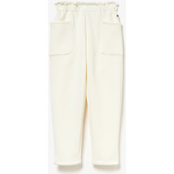 Vêtements Fille Pantalons Le Temps des Cerises Pantalon guingi écru Blanc
