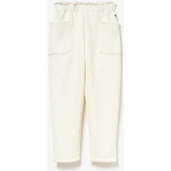 Vêtements Fille Pantalons T-shirt Vinagi Noirises Pantalon guingi écru Blanc