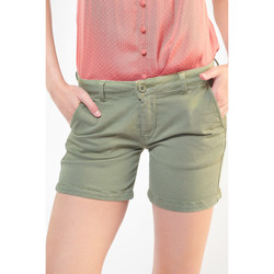Vêtements Femme Shorts / Bermudas Cotton Tunic And Leggings Pyjama Set Short veli4 kaki Vert