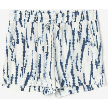 Vêtements Femme Shorts / Bermudas Le Temps des Cerises Short egee tie and dye Bleu