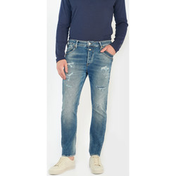 Vêtements Homme Jeans Le Temps des Cerises Nagold 900/16 tapered jeans destroy vintage bleu Bleu