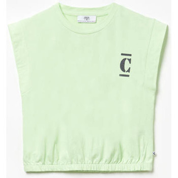 Vêtements Fille T-shirts & Polos Décorations de noëlises T-shirt rabatgi vert fluo Vert