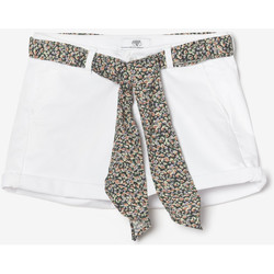 Vêtements Femme Shorts / Bermudas Cotton Tunic And Leggings Pyjama Set Short veli4 blanc Blanc