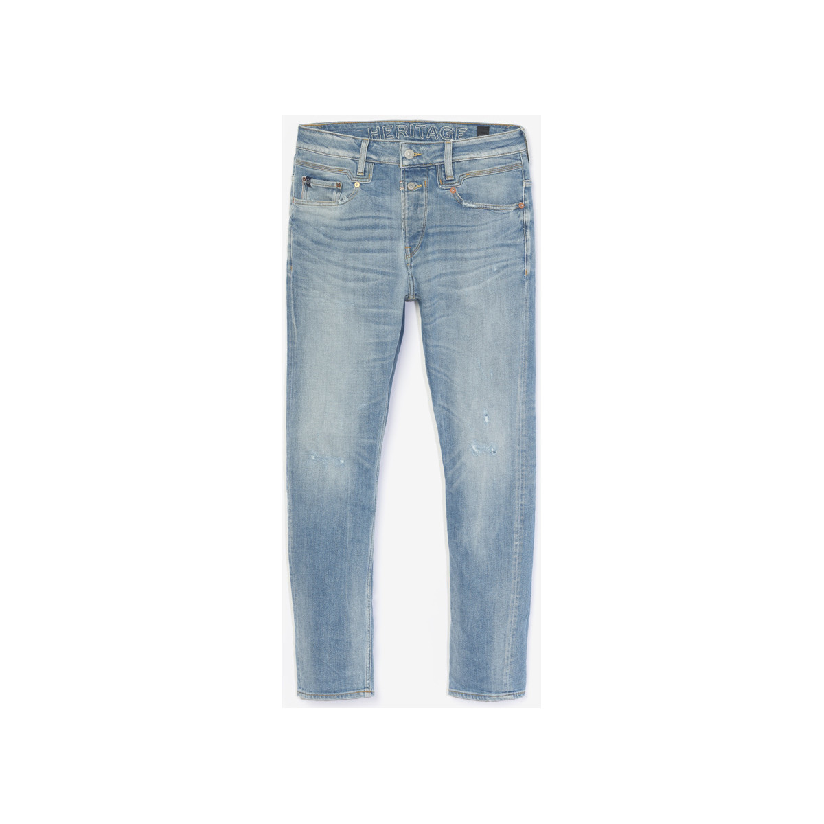 Vêtements Homme Jeans Le Temps des Cerises Raffi 900/16 tapered destroy jeans bleu Bleu