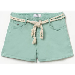 Vêtements Fille Shorts / Bermudas NEWLIFE - JE VENDS Short tiko taille haute vert d'eau Vert